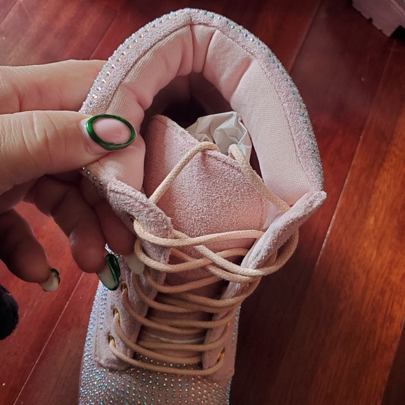 Pink Bling boots - Picture 2 of 4